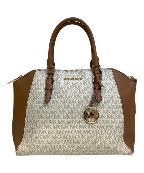 MICHAEL KORS（マイケルコース）MICHAEL KORS (マイケルコース) ハンドバッグ ブラウンの古着・服飾アイテム