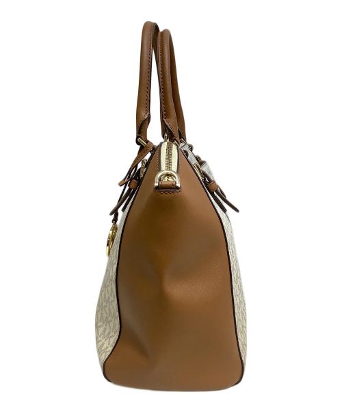 MICHAEL KORS（マイケルコース）MICHAEL KORS (マイケルコース) ハンドバッグ ブラウンの古着・服飾アイテム