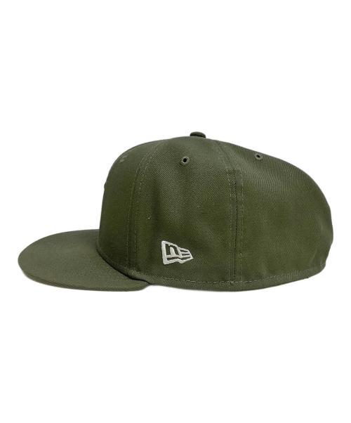 New Era（ニューエラ）New Era (ニューエラ) Supreme (シュプリーム) キャップ グリーン サイズ:7 5/8の古着・服飾アイテム