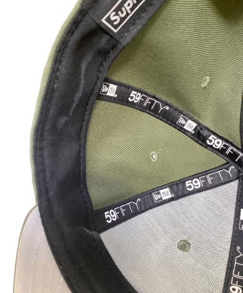 New Era（ニューエラ）New Era (ニューエラ) Supreme (シュプリーム) キャップ グリーン サイズ:7 5/8の古着・服飾アイテム