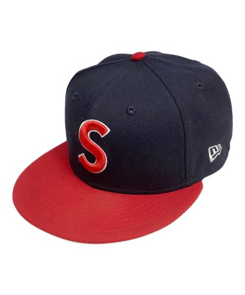 SUPREME（シュプリーム）Supreme (シュプリーム) New Era (ニューエラ) キャップ ネイビー サイズ:7 5/8の古着・服飾アイテム