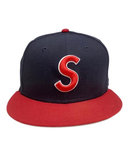 SUPREME（シュプリーム）Supreme (シュプリーム) New Era (ニューエラ) キャップ ネイビー サイズ:7 5/8の古着・服飾アイテム