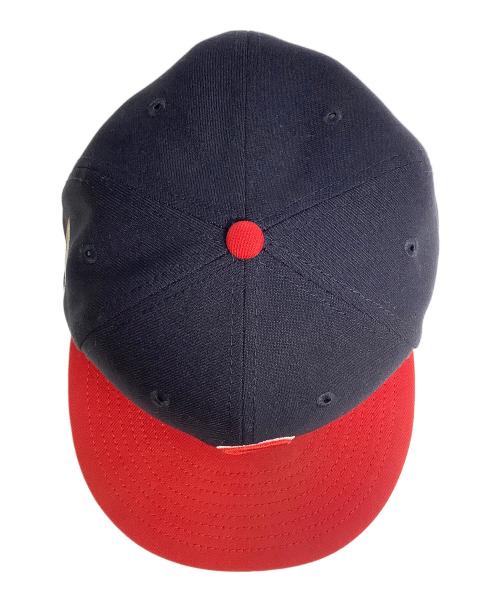 SUPREME（シュプリーム）Supreme (シュプリーム) New Era (ニューエラ) キャップ ネイビー サイズ:7 5/8の古着・服飾アイテム