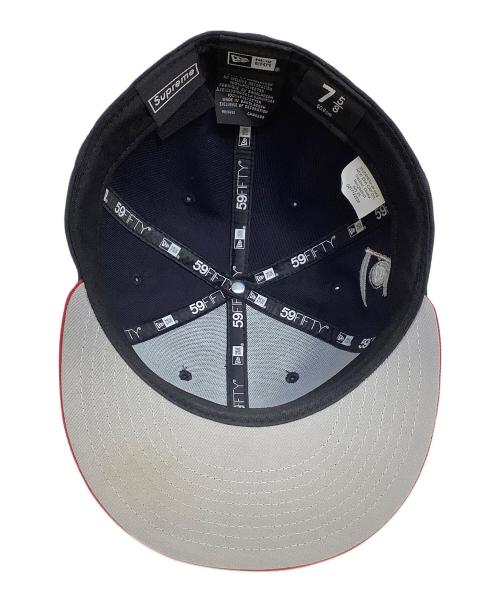 SUPREME（シュプリーム）Supreme (シュプリーム) New Era (ニューエラ) キャップ ネイビー サイズ:7 5/8の古着・服飾アイテム