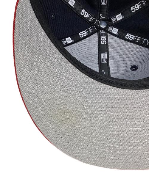 SUPREME（シュプリーム）Supreme (シュプリーム) New Era (ニューエラ) キャップ ネイビー サイズ:7 5/8の古着・服飾アイテム