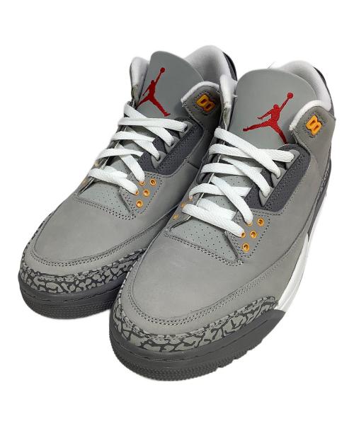 NIKE（ナイキ）NIKE (ナイキ) AIR JORDAN3 グレー サイズ:27.5cmの古着・服飾アイテム