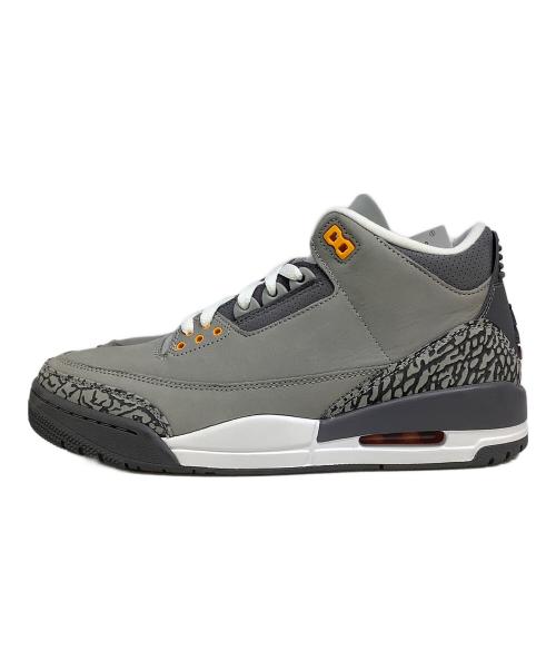 NIKE（ナイキ）NIKE (ナイキ) AIR JORDAN3 グレー サイズ:27.5cmの古着・服飾アイテム