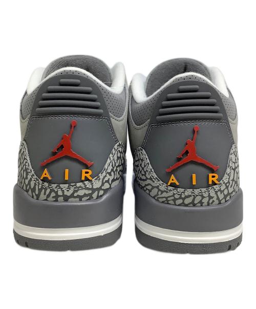 NIKE（ナイキ）NIKE (ナイキ) AIR JORDAN3 グレー サイズ:27.5cmの古着・服飾アイテム
