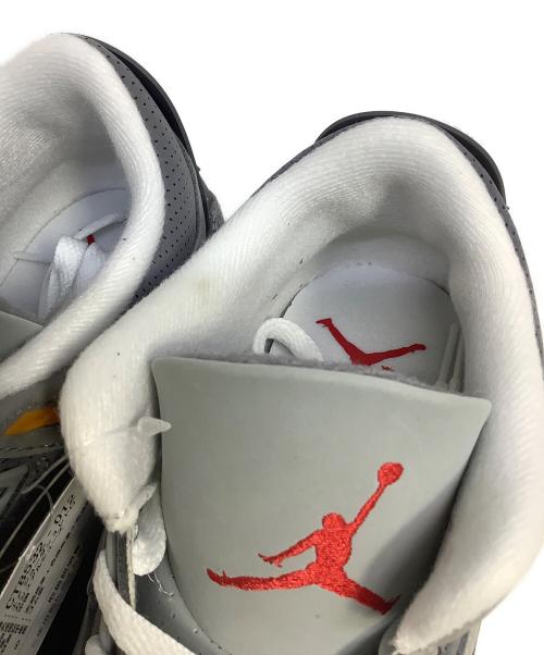 NIKE（ナイキ）NIKE (ナイキ) AIR JORDAN3 グレー サイズ:27.5cmの古着・服飾アイテム