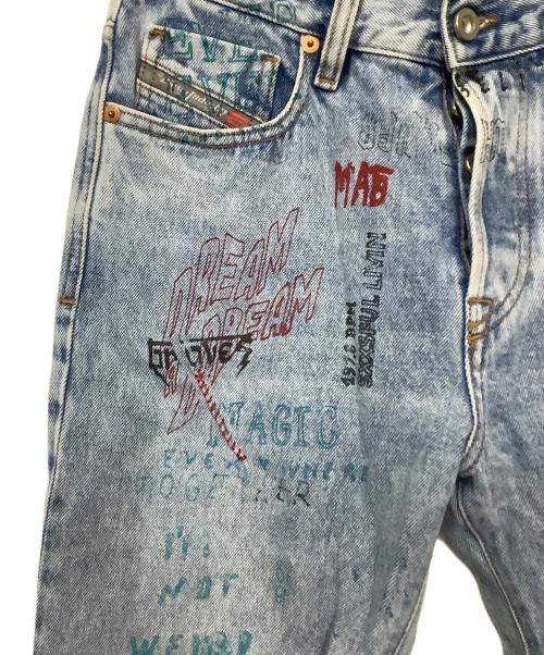DIESEL（ディーゼル）DIESEL (ディーゼル) デニムパンツ スカイブルー サイズ:W27×L30の古着・服飾アイテム