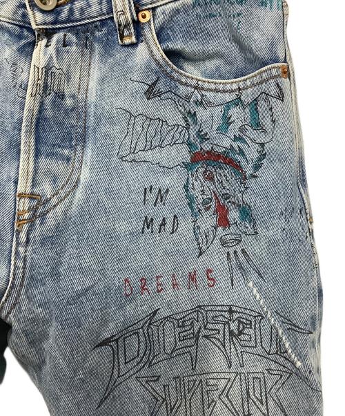 DIESEL（ディーゼル）DIESEL (ディーゼル) デニムパンツ スカイブルー サイズ:W27×L30の古着・服飾アイテム