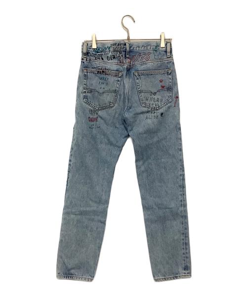 DIESEL（ディーゼル）DIESEL (ディーゼル) デニムパンツ スカイブルー サイズ:W27×L30の古着・服飾アイテム