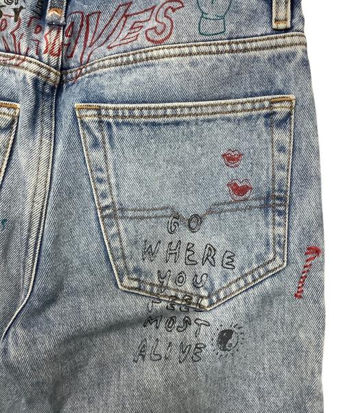 DIESEL（ディーゼル）DIESEL (ディーゼル) デニムパンツ スカイブルー サイズ:W27×L30の古着・服飾アイテム