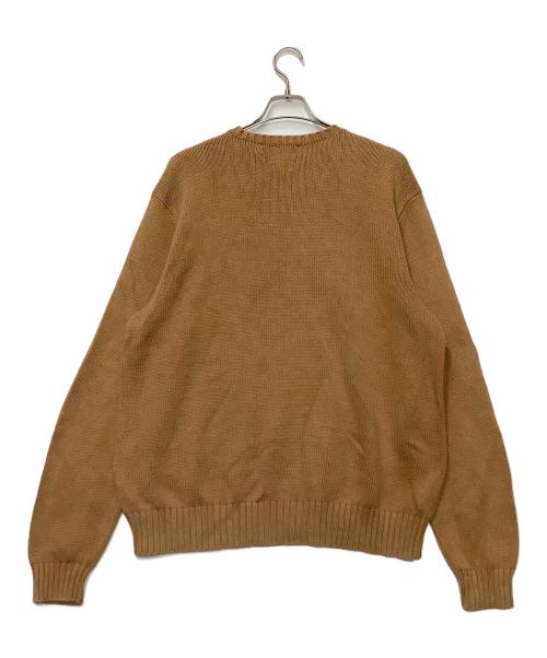 POLO RALPH LAUREN（ポロ・ラルフローレン）POLO RALPH LAUREN (ポロ・ラルフローレン) 厚手ニット ブラウン サイズ:XLの古着・服飾アイテム