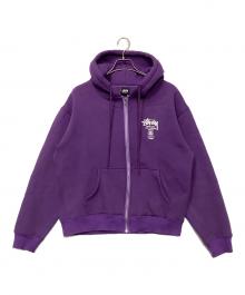 stussy（ステューシー）の古着「ジップパーカー」｜パープル