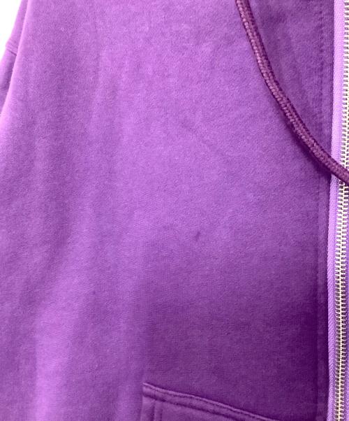 stussy（ステューシー）stussy (ステューシー) ジップパーカー パープル サイズ:Mの古着・服飾アイテム