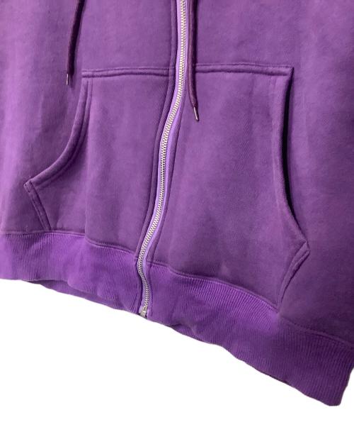 stussy（ステューシー）stussy (ステューシー) ジップパーカー パープル サイズ:Mの古着・服飾アイテム