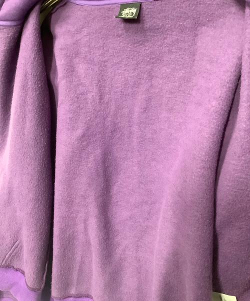 stussy（ステューシー）stussy (ステューシー) ジップパーカー パープル サイズ:Mの古着・服飾アイテム