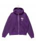 stussy（ステューシー）の古着「ジップパーカー」｜パープル