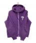 中古・古着 stussy (ステューシー) ジップパーカー パープル サイズ:M：8000円