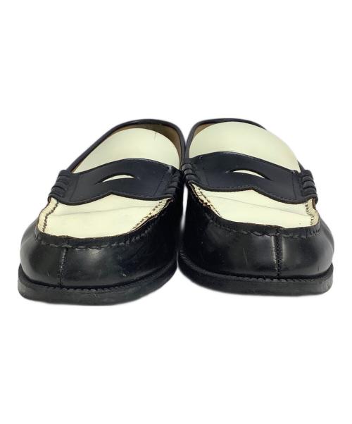 kenford（ケンフォード）kenford (ケンフォード) ローファー ブラック×ホワイト サイズ:28EEEの古着・服飾アイテム
