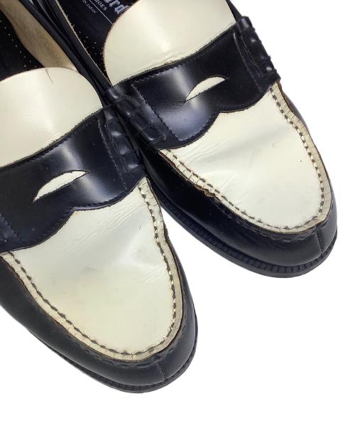 kenford（ケンフォード）kenford (ケンフォード) ローファー ブラック×ホワイト サイズ:28EEEの古着・服飾アイテム