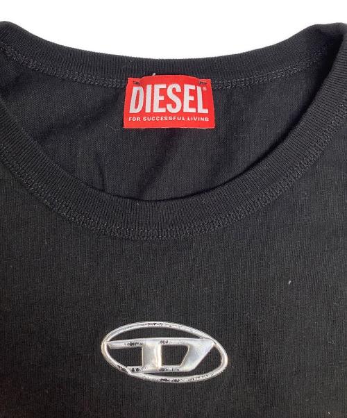 DIESEL（ディーゼル）DIESEL (ディーゼル) 半袖カットソー ブラック サイズ:XLの古着・服飾アイテム