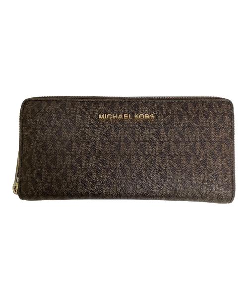 MICHAEL KORS（マイケルコース）MICHAEL KORS (マイケルコース) 長財布 ブラウンの古着・服飾アイテム