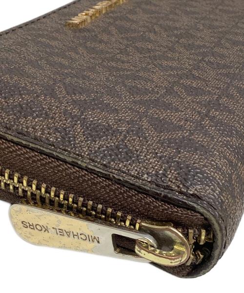 MICHAEL KORS（マイケルコース）MICHAEL KORS (マイケルコース) 長財布 ブラウンの古着・服飾アイテム