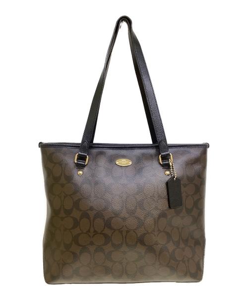 COACH（コーチ）COACH (コーチ) ハンドバッグ ブラウンの古着・服飾アイテム