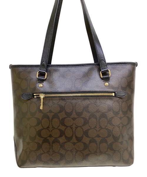 COACH（コーチ）COACH (コーチ) ハンドバッグ ブラウンの古着・服飾アイテム