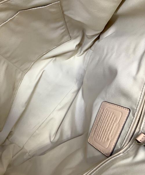 COACH（コーチ）COACH (コーチ) ハンドバッグ ベージュの古着・服飾アイテム