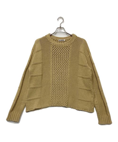 JIL SANDER+（ジルサンダープラス）JIL SANDER+ (ジルサンダープラス) 厚手ニット イエロー サイズ:40の古着・服飾アイテム