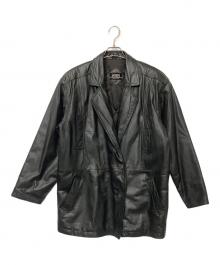 JACKERS（ジャッカーズ）の古着「レザージャケット」｜ブラック