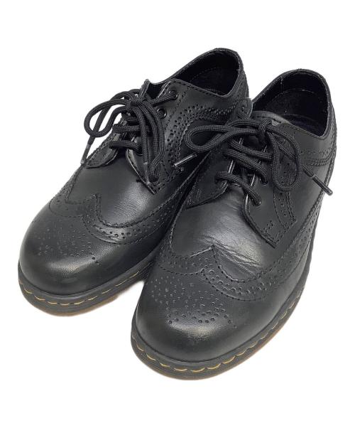 Dr.Martens（ドクターマーチン）Dr.Martens (ドクターマーチン) ウィングチップシューズ ブラック サイズ:37の古着・服飾アイテム
