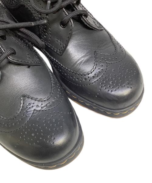 Dr.Martens（ドクターマーチン）Dr.Martens (ドクターマーチン) ウィングチップシューズ ブラック サイズ:37の古着・服飾アイテム