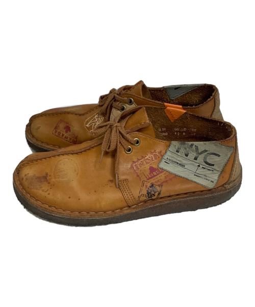 CLARKS ORIGINALS（クラークス オリジナルズ）Clarks Originals (クラークス オリジナルズ) パッチワークデザートトレック ブラウン サイズ:7　1/2の古着・服飾アイテム
