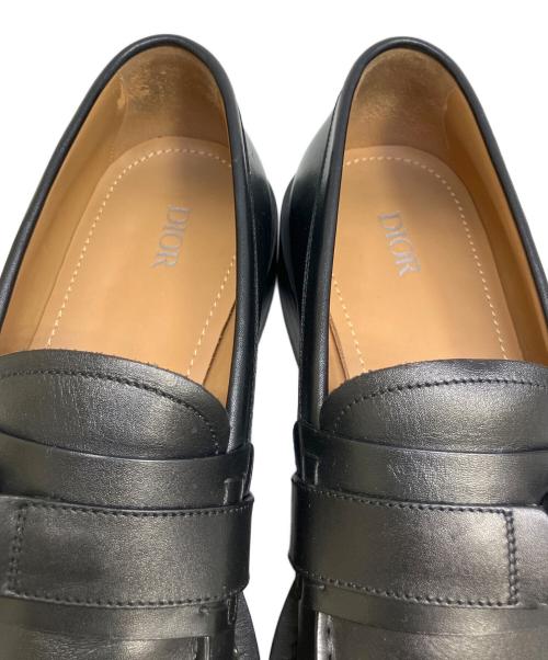 DIOR HOMME（ディオール オム）Dior Homme (ディオール オム) EVIDENCEローファー ブラック サイズ:42の古着・服飾アイテム