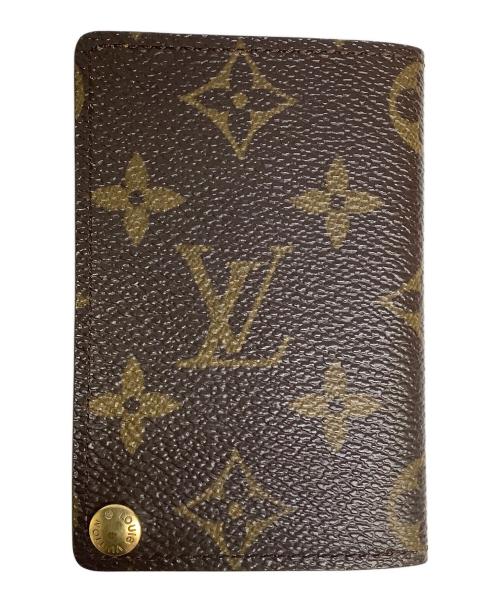 LOUIS VUITTON（ルイ ヴィトン）LOUIS VUITTON (ルイ ヴィトン) カードケース ブラウンの古着・服飾アイテム