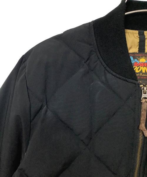 Eddie Bauer（エディーバウアー）Eddie Bauer (エディーバウアー) ダウンジャケット ブラック×ベージュ サイズ:Sの古着・服飾アイテム