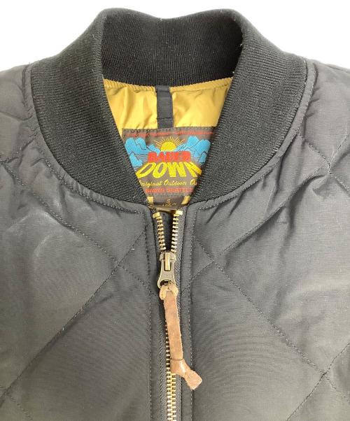 Eddie Bauer（エディーバウアー）Eddie Bauer (エディーバウアー) ダウンジャケット ブラック×ベージュ サイズ:Sの古着・服飾アイテム