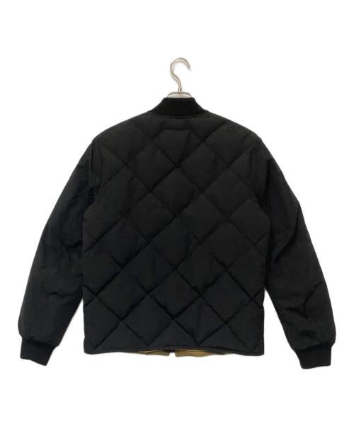 Eddie Bauer（エディーバウアー）Eddie Bauer (エディーバウアー) ダウンジャケット ブラック×ベージュ サイズ:Sの古着・服飾アイテム