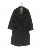 GUESSゲス）の古着「ボアコート」｜ブラック