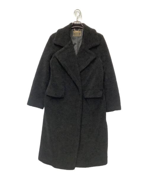 GUESS（ゲス）GUESS (ゲス) ボアコート ブラック サイズ:Sの古着・服飾アイテム