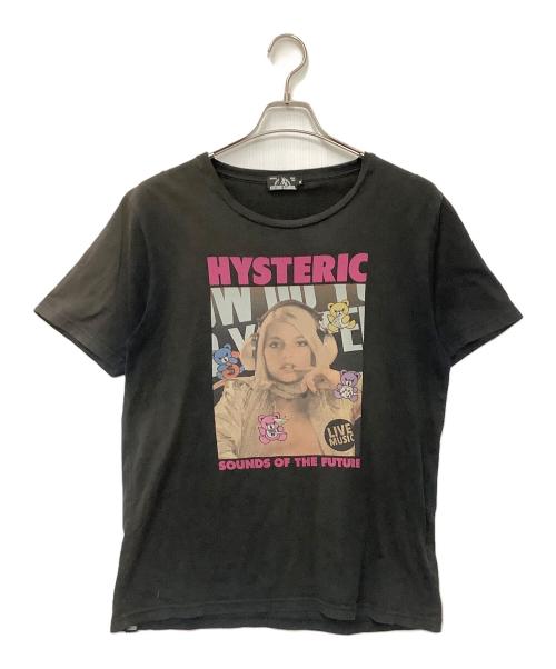 Hysteric Glamour（ヒステリックグラマー）Hysteric Glamour (ヒステリックグラマー) 半袖カットソー ブラック サイズ:Mの古着・服飾アイテム