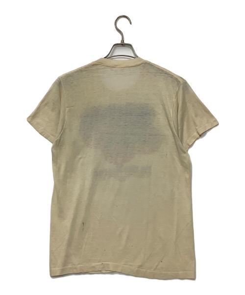 YES（イエス）YES (イエス) 半袖カットソー ベージュ サイズ:XLの古着・服飾アイテム
