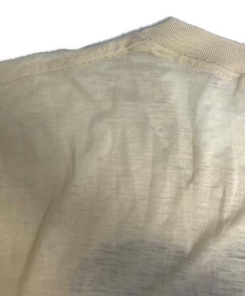 YES（イエス）YES (イエス) 半袖カットソー ベージュ サイズ:XLの古着・服飾アイテム