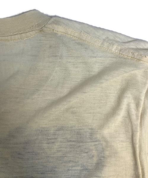 YES（イエス）YES (イエス) 半袖カットソー ベージュ サイズ:XLの古着・服飾アイテム