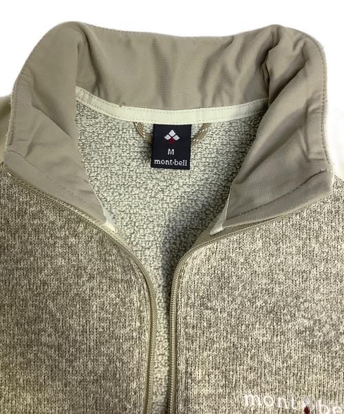 mont-bell（モンベル）mont-bell (モンベル) ジップニット ベージュ サイズ:Mの古着・服飾アイテム