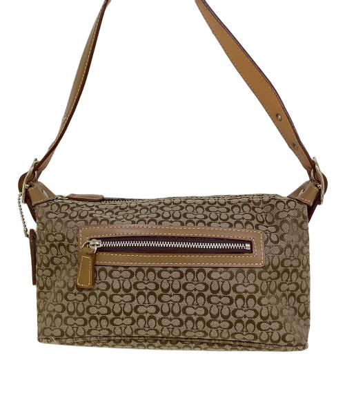 COACH（コーチ）COACH (コーチ) ワンショルダーバッグ ベージュの古着・服飾アイテム